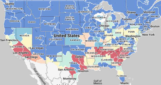 DAT Hot Markets June 15