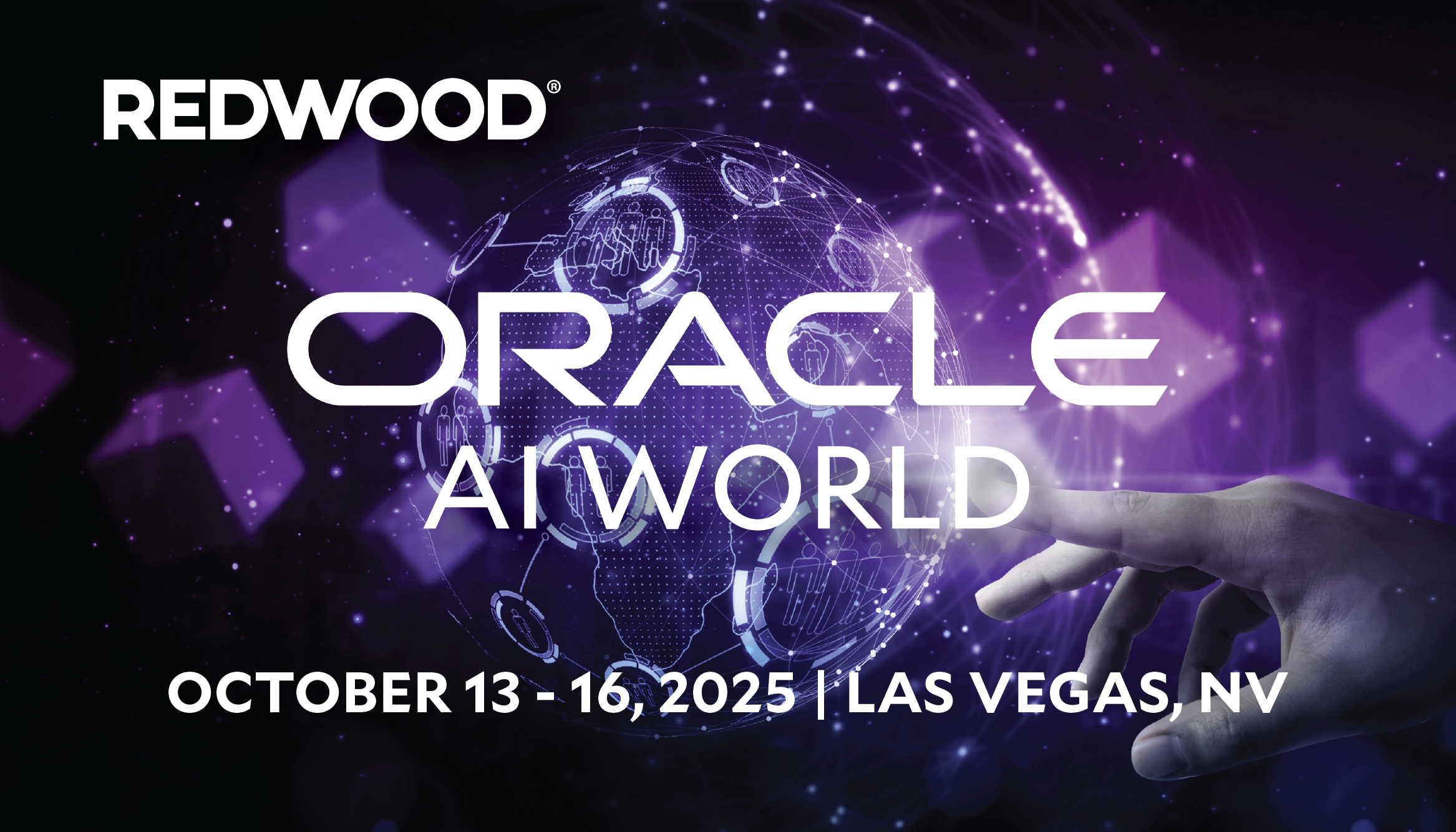 Oracle AI World Events Page Graphic